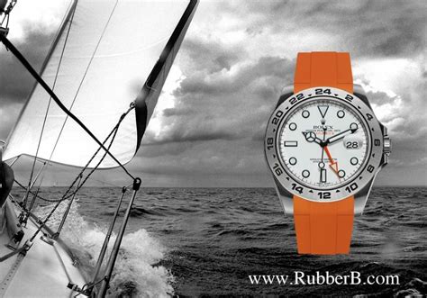 rubber b rolex explorer ii.